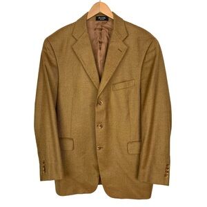 John W. Nordstrom Mens Loro Piana Cashmere Sport Coat Blazer Beige/ Camel